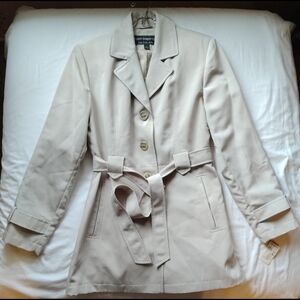 Fleet Street Limited Women's Thigh Length Trench Coat SZ S NWT